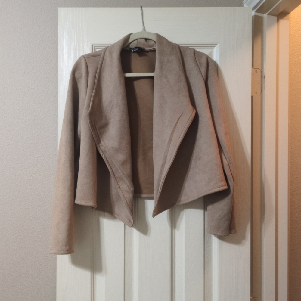 Love Women's Faux-Suede Blazer